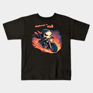 higway to hell Kids T-Shirt